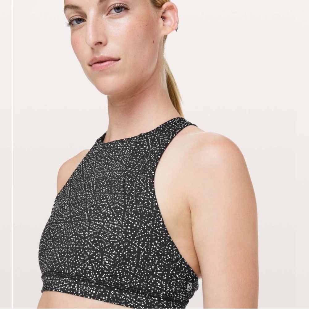 lululemon Free To Be Serene High Neck Sports Bra